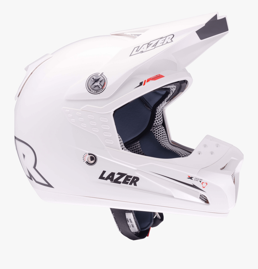 Motorcycle Helmet Lazer Smx X Line Pure White - Motorcycle Helmet, Transparent Clipart