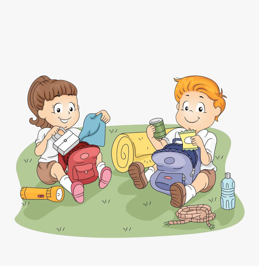 Picnic Clipart Kid Picnic - Kids Picnic Png Cartoon, Transparent Clipart