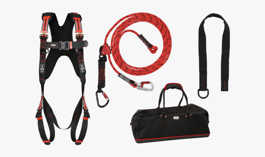 Roofer Kit Containing A Selection Of Different Fall - Auffanggurt Abs Comfort, Transparent Clipart