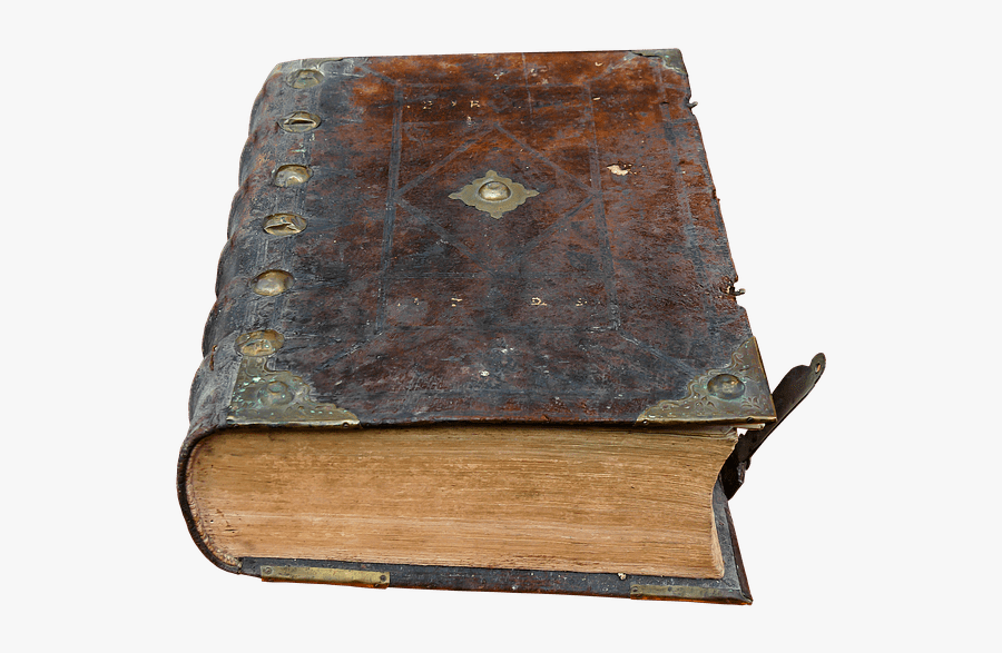 Old Book With Hard Cover - Middle Ages Book Covers, Transparent Clipart
