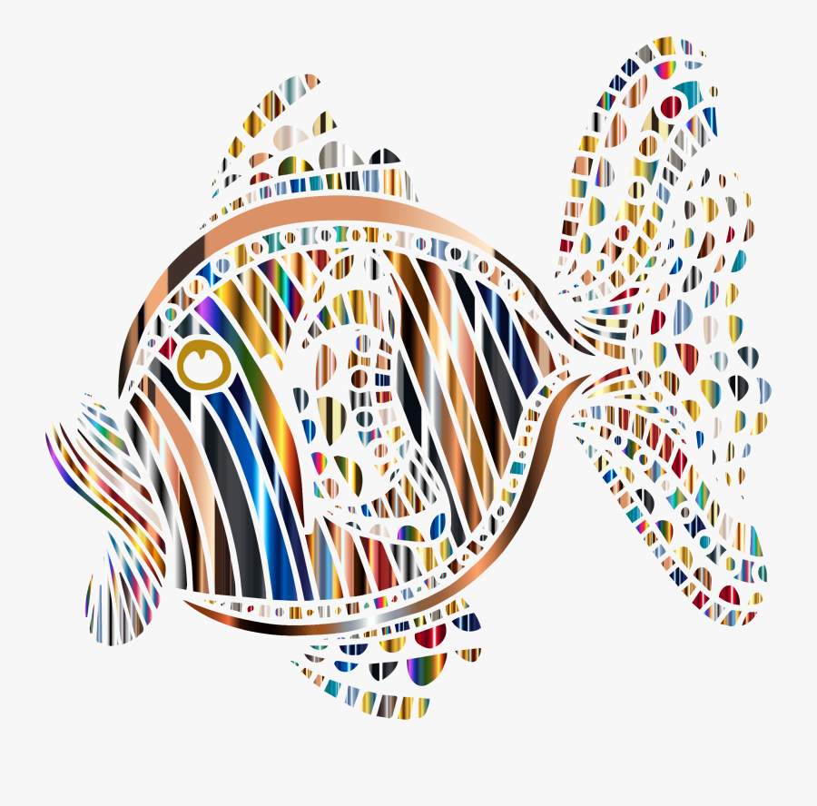 Abstract Colorful Fish 8 Clip Arts - Art, Transparent Clipart