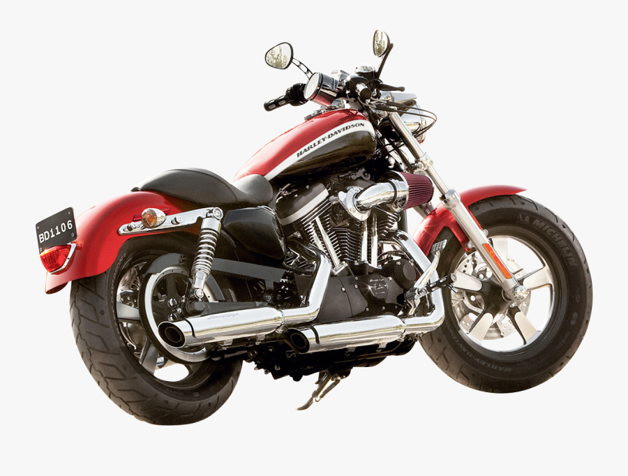 Harley Davidson Motorcycle Bike Png Image - Harley Davidson 1200 Custom Hd, Transparent Clipart
