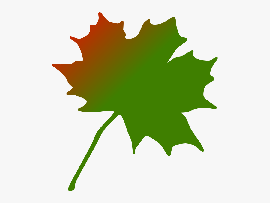 Red Green Maple Leaf Svg Clip Arts - Maple Leaf Clip Art, Transparent Clipart