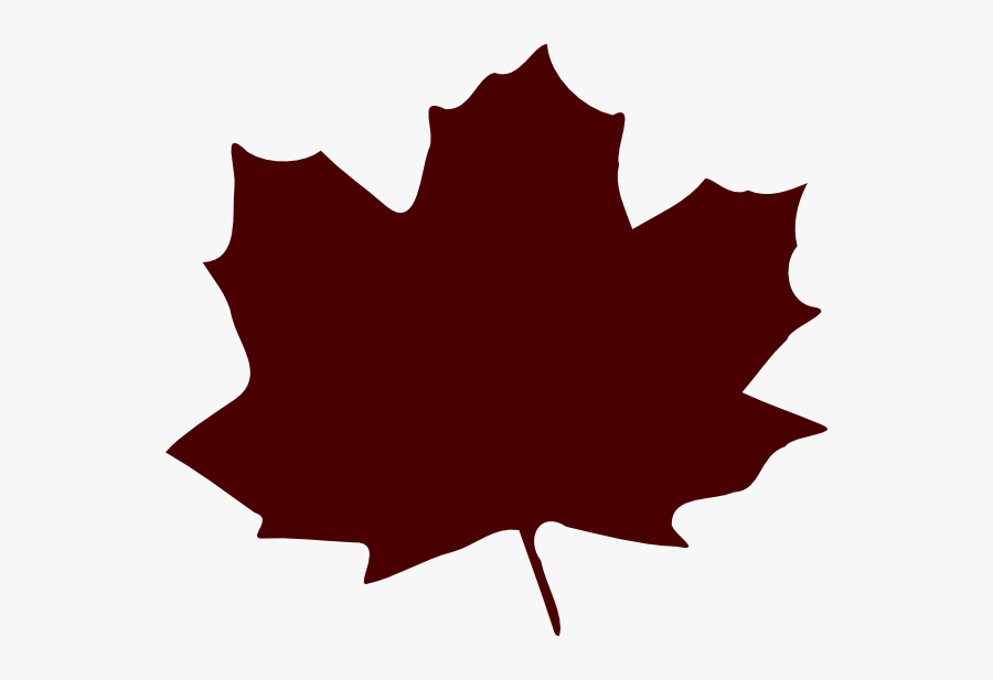 Dark Brown Leaf Svg Clip Arts - Large Fall Leaves Clipart, Transparent Clipart