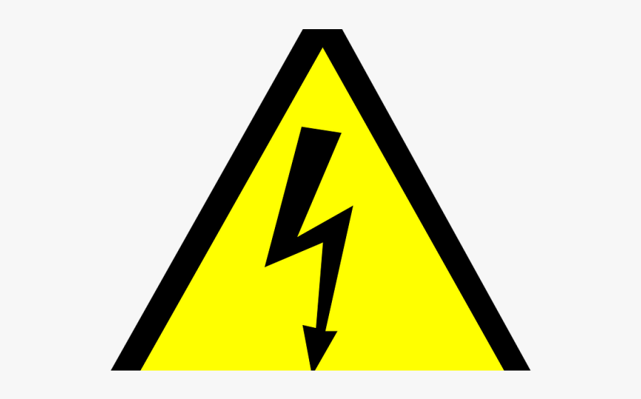 Electricity Clipart Be Careful With - Danger High Voltage Sign Vector, Transparent Clipart