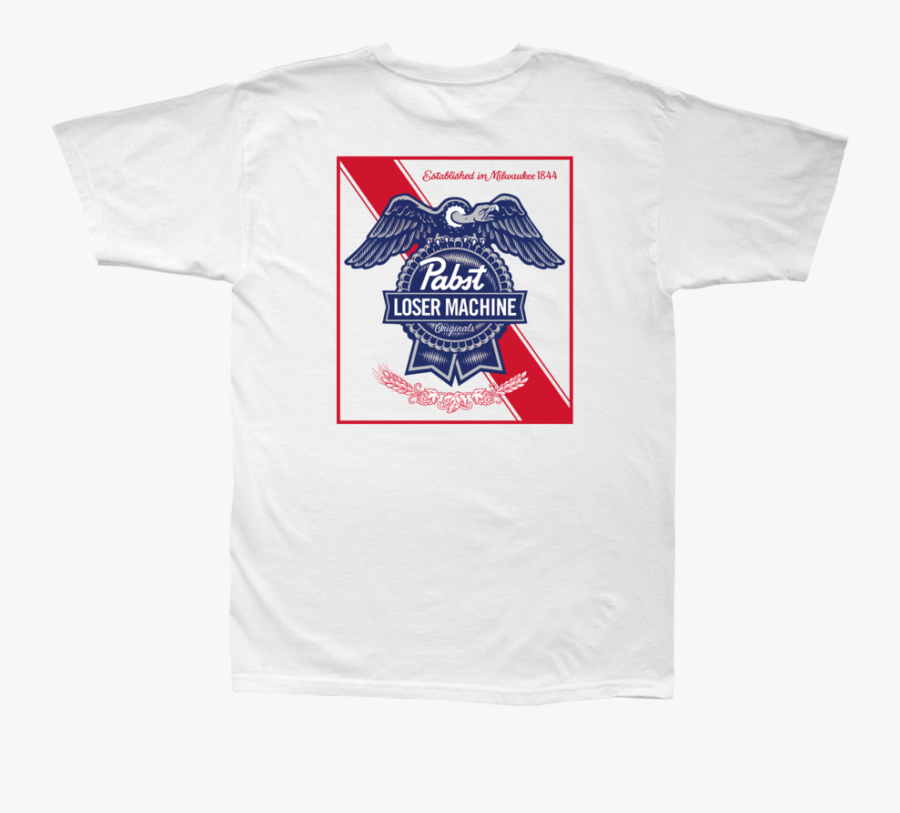 Lmc X Pbr Condor & Ribbon Ii Stock Tee - Pabst Blue Ribbon Honey - Sleeman Brewing And Malting, Transparent Clipart