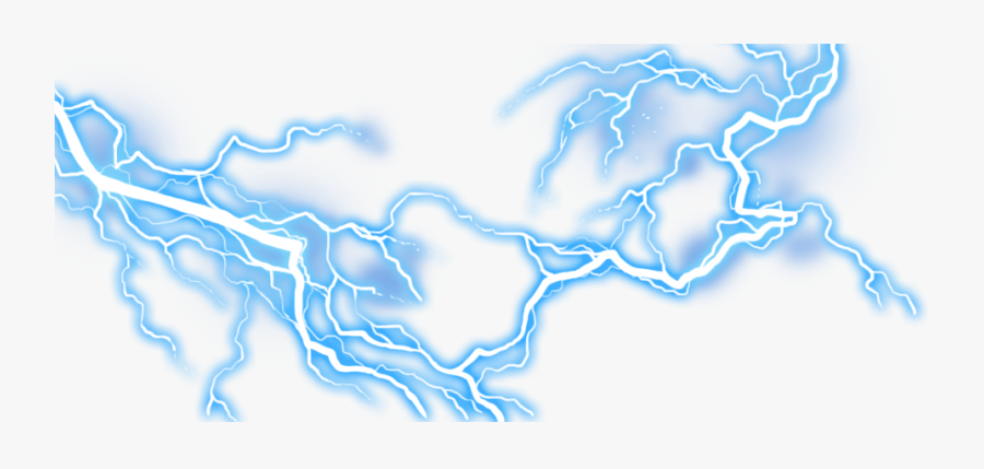 Blue Lightning Png, Transparent Clipart