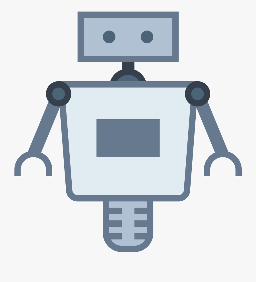 Robot Icon Transparent Clipart , Png Download - Robot Clip Art Transparent, Transparent Clipart