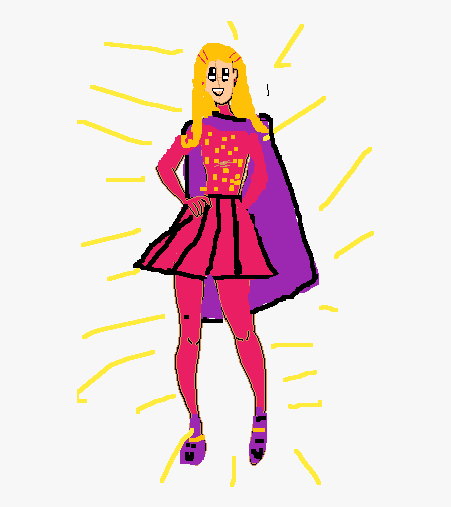 Beautiful Super Girl Clipart , Png Download - Illustration, Transparent Clipart