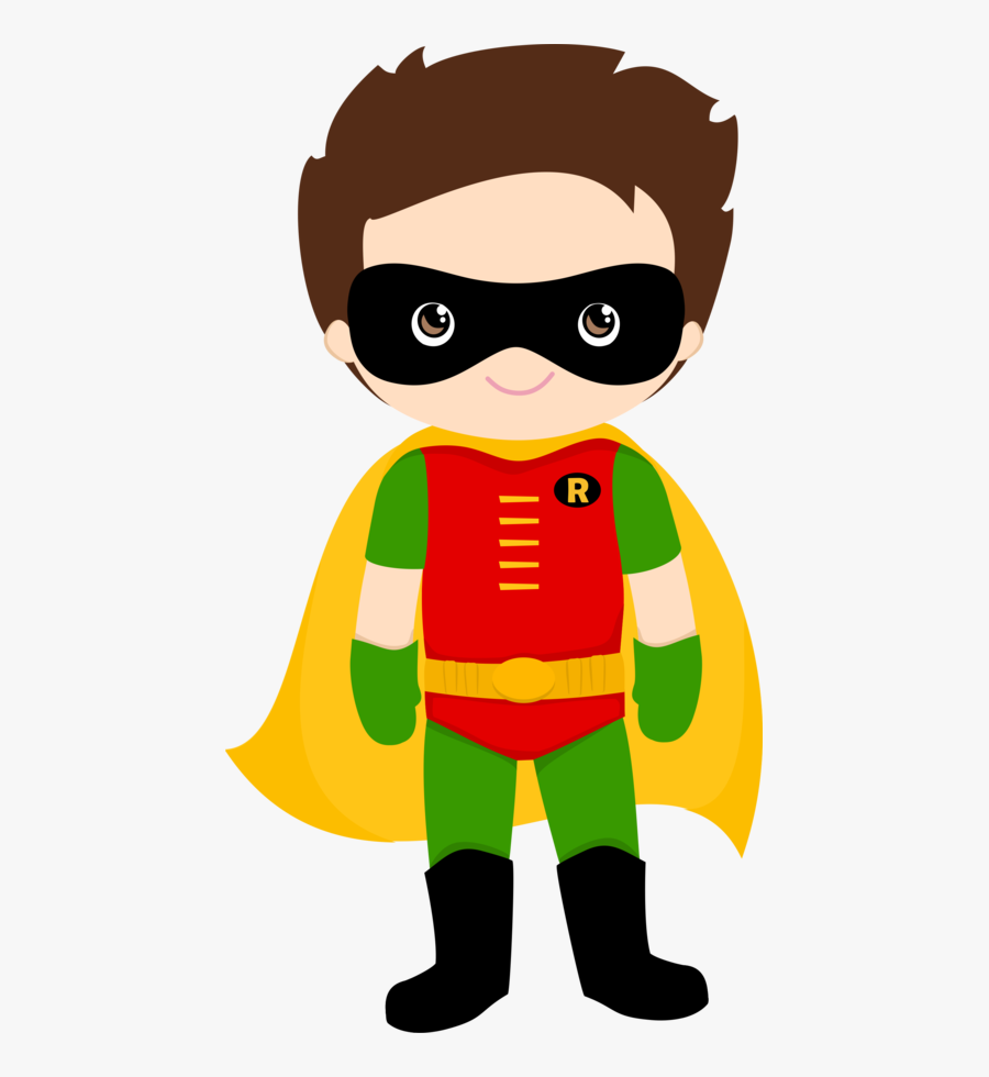 Supergirl Clipart Robin Superhero - Mini Super Heroes Png, Transparent Clipart