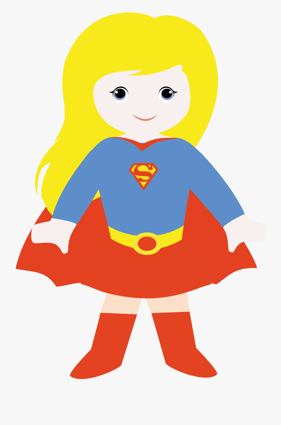 Welcome To Our Class Web Page Please Check Back Often - Baby Super Girl Cartoon, Transparent Clipart