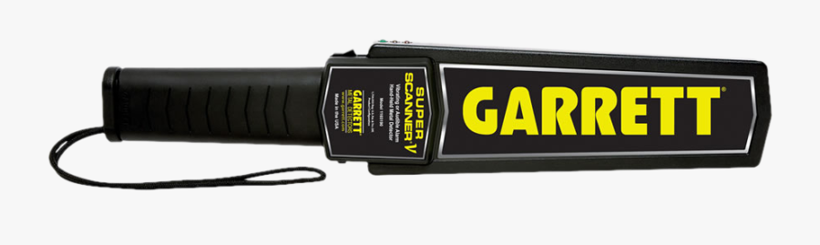 Hand Held Metal Detector Png, Transparent Clipart
