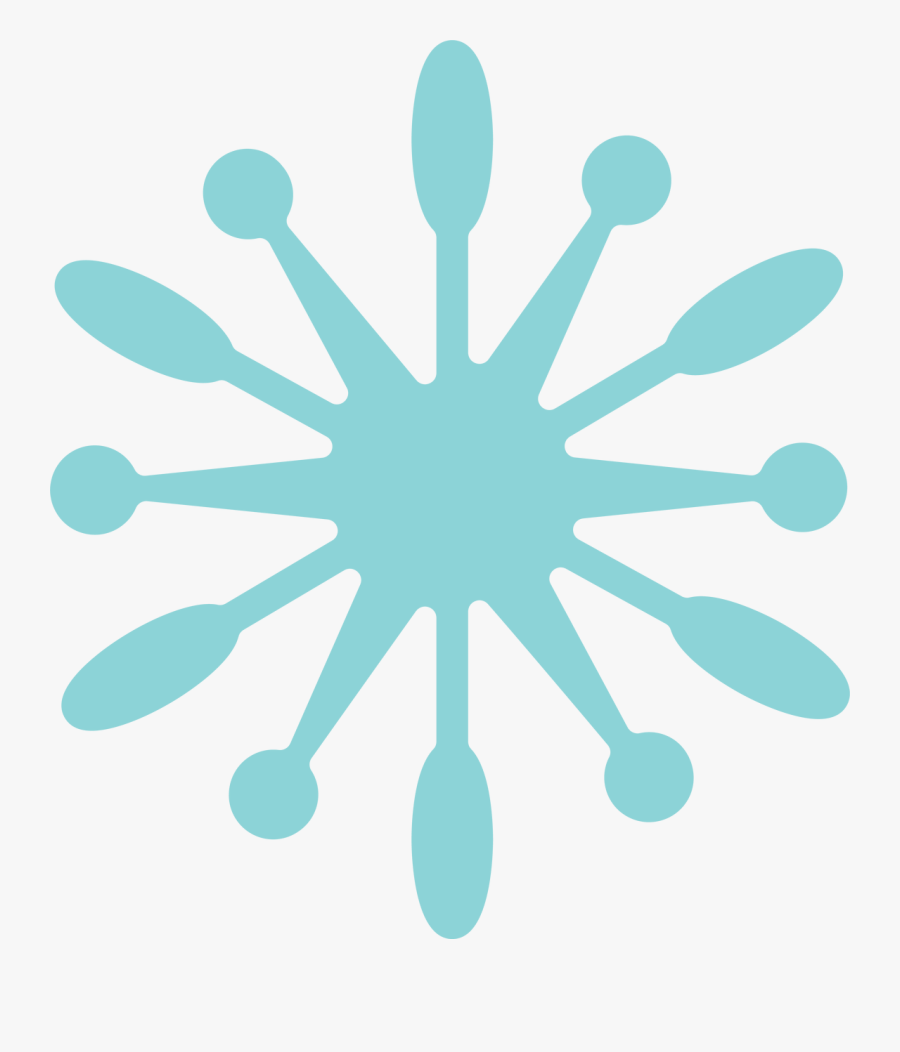 Santa"s Workshop Snowflake - Center Of Flower Cutout, Transparent Clipart