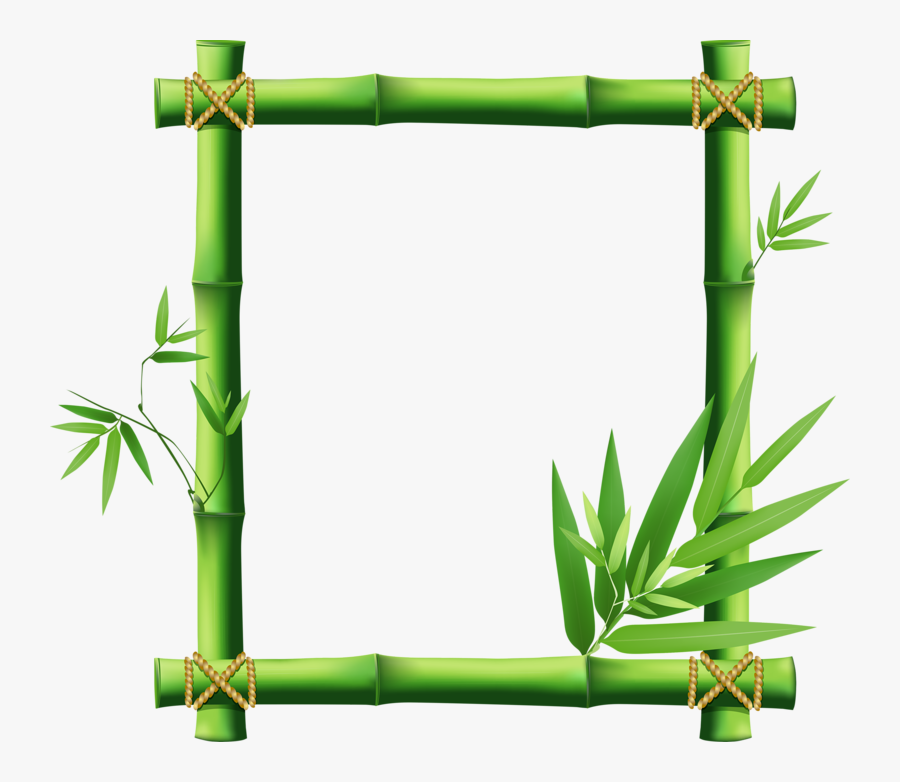 Border Templatesbaby Partydiy Craftsclip Borders - Bamboo Frame Clipart Png, Transparent Clipart