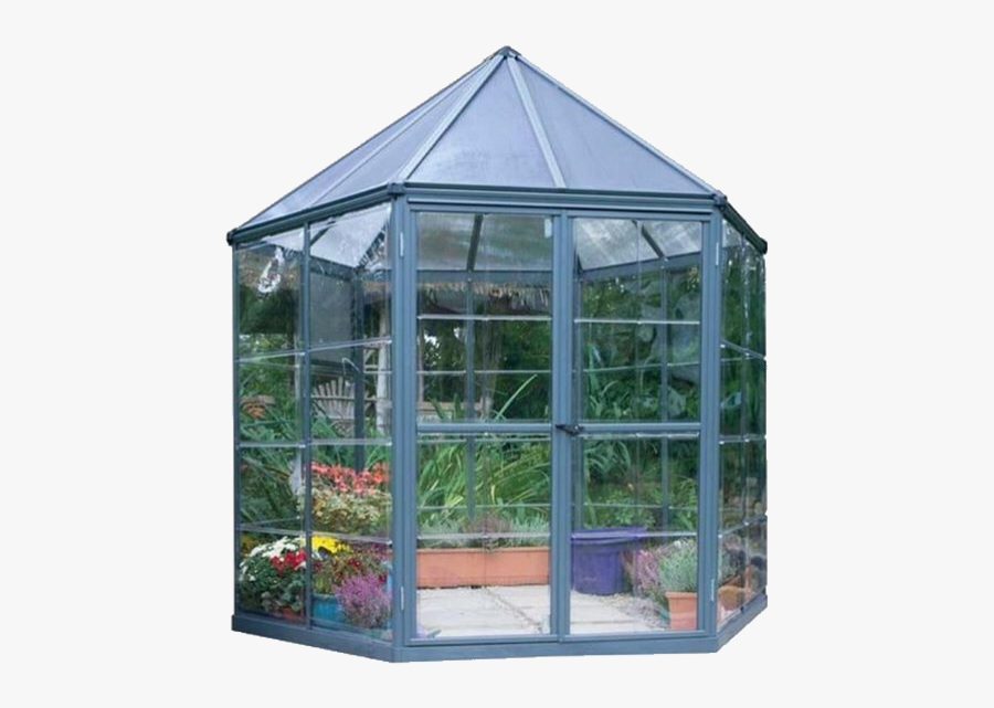 #moodboard #greenhouse #plants #terrarium #aesthetic - Hexagonal Greenhouse, Transparent Clipart