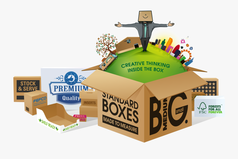 Corrugated Box Collection - Box Factory Leamington Lorry, Transparent Clipart