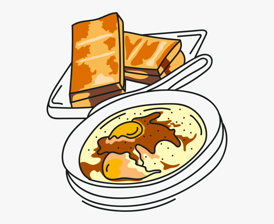 Transparent Migraine Clipart - Kaya Toast Clipart, Transparent Clipart