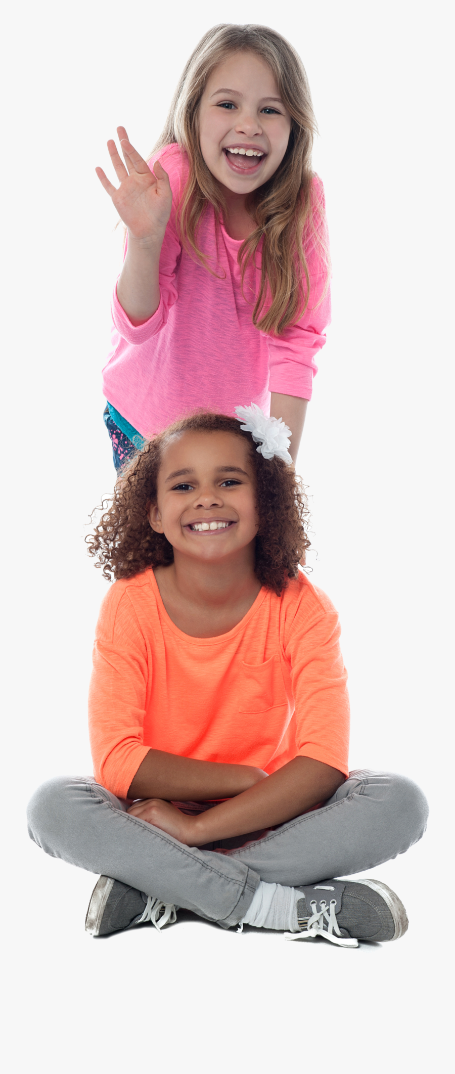 Best Friends - Girl, Transparent Clipart