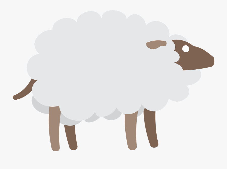 Sheep Goat Animal Free Picture - Sheep, Transparent Clipart