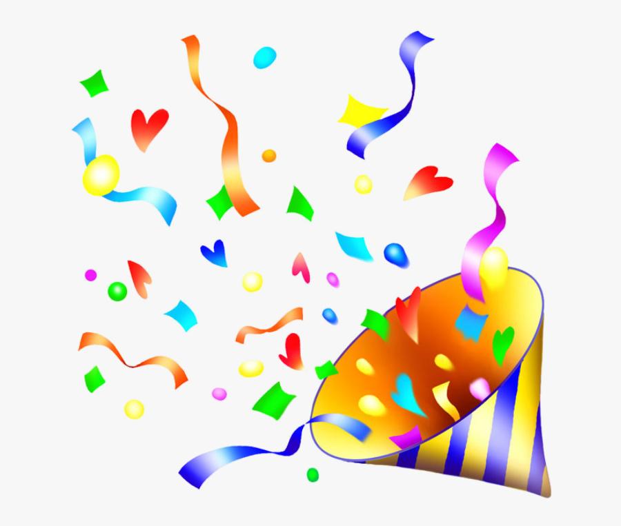 Party Poppers Png Files, Transparent Clipart
