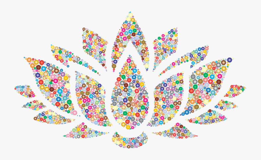 Peer-19 - Flor De Lotus Colorida Png, Transparent Clipart