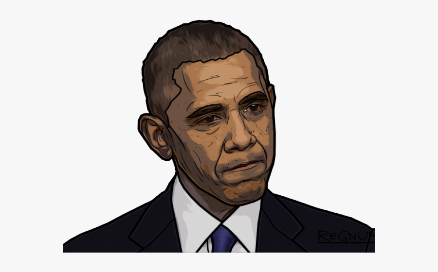 Barack Obama Clipart Drawing - Barack Obama, Transparent Clipart