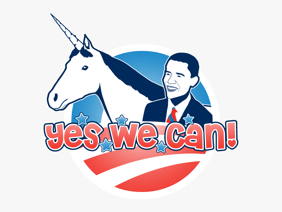 Obama Yes We Can, Transparent Clipart
