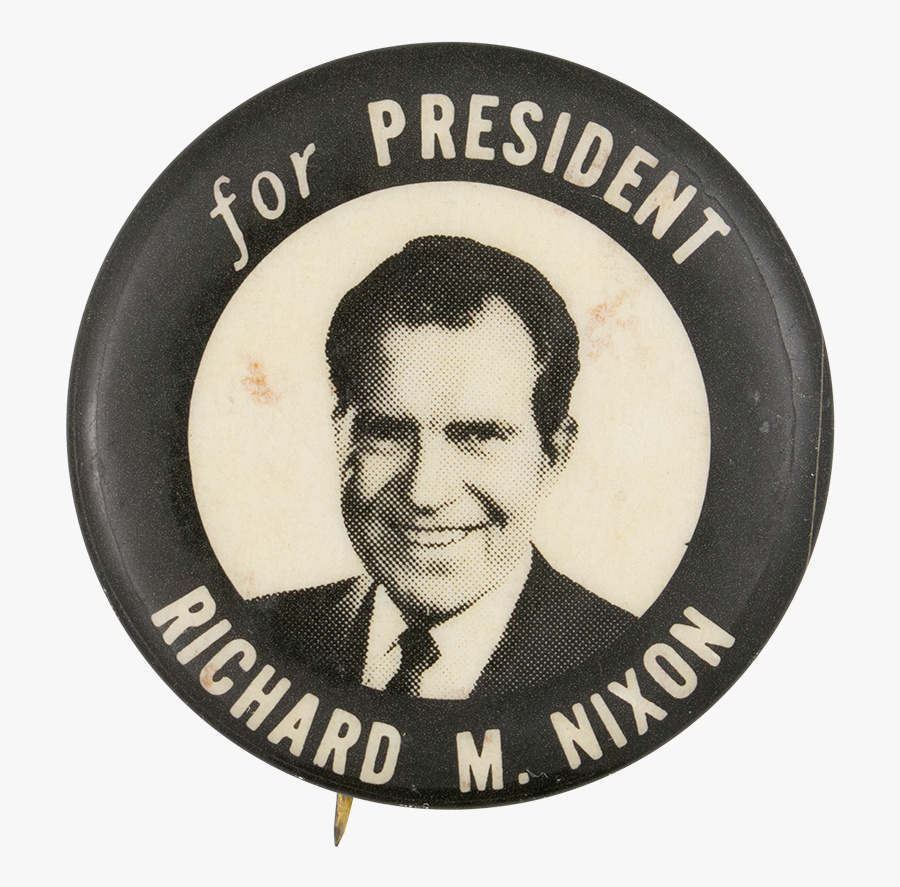 Nixon For President Black And White - Nixon, Transparent Clipart