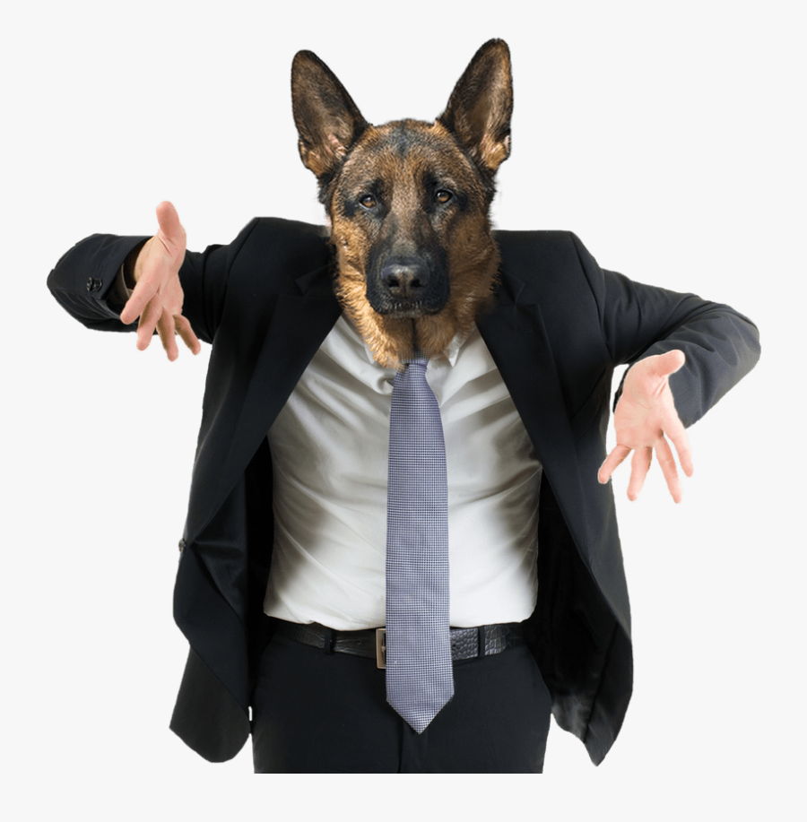 Confused Dog Png - Dog In Suit Png, Transparent Clipart