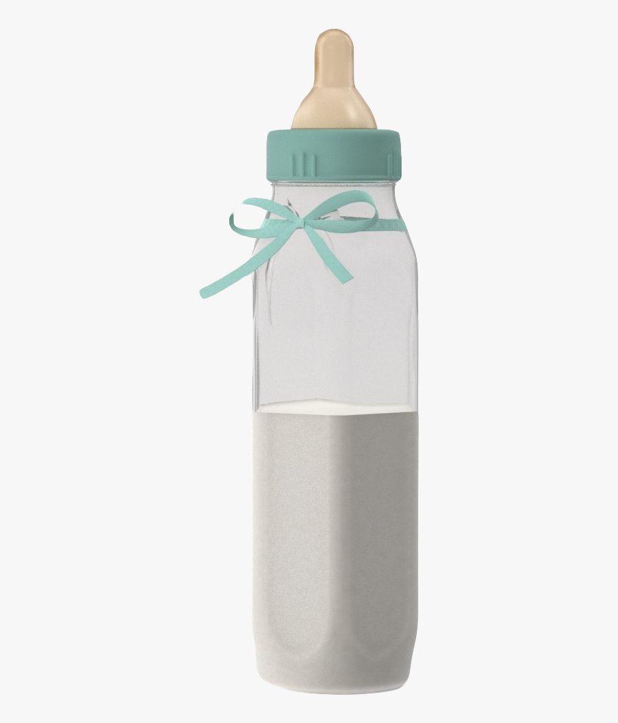 Water Bottle Baby Bottle Milk - Baby Bottle Transparent Logo, Transparent Clipart