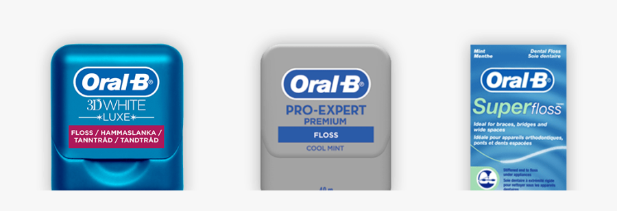 Shop Oral-b Dental Floss, Tape, And Picks - Oral B, Transparent Clipart