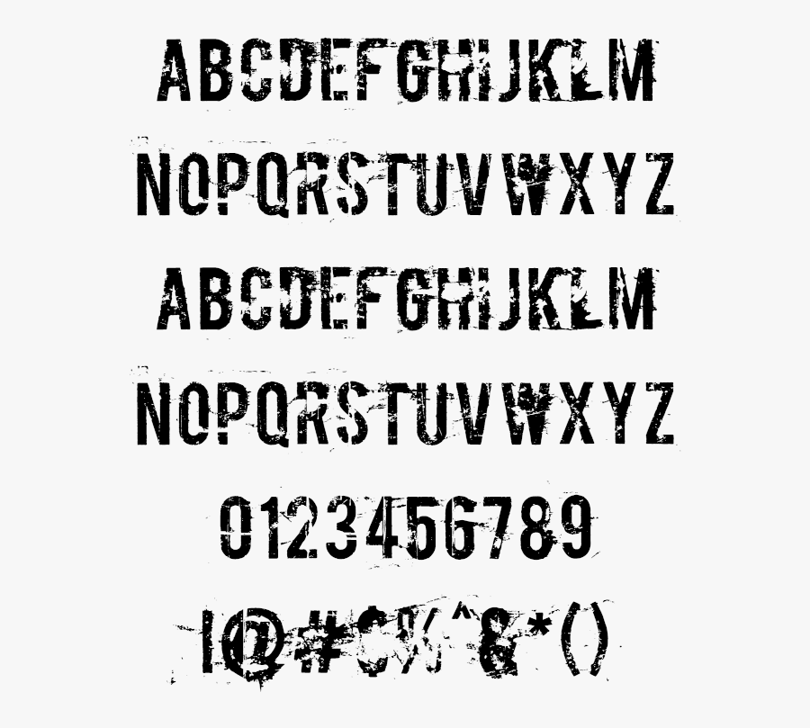 Clip Art Download Boycott Font Grunge - Magic Expansion Symbols, Transparent Clipart