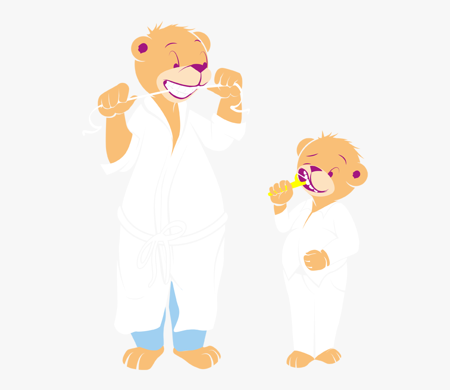 Dental Clipart Floss Tooth - Cartoon, Transparent Clipart