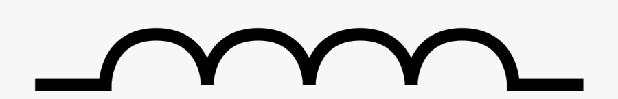 Inductor Electrical Symbol, Transparent Clipart