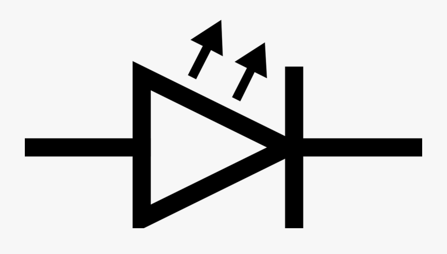 Led Schematic Symbol Clipart Best Circuit Diagram Leds - Led Symbol, Transparent Clipart