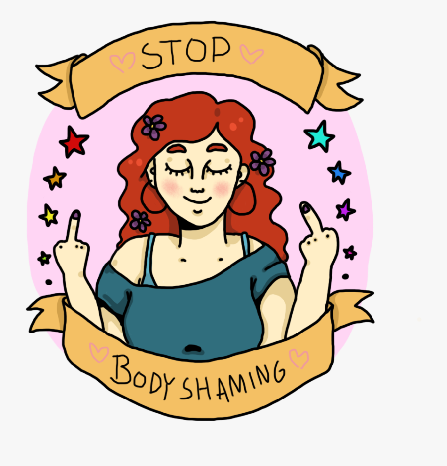 Feminism Stop Body Shaming - Body Shaming Is Bullying, Transparent Clipart