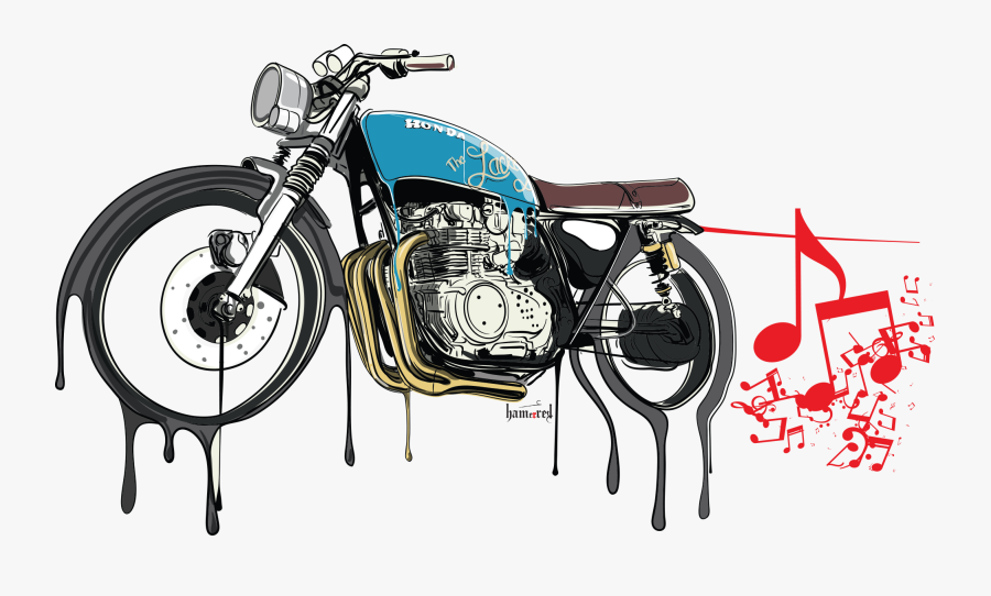 Music Poster Bike Only - Music Vintage Design Png, Transparent Clipart