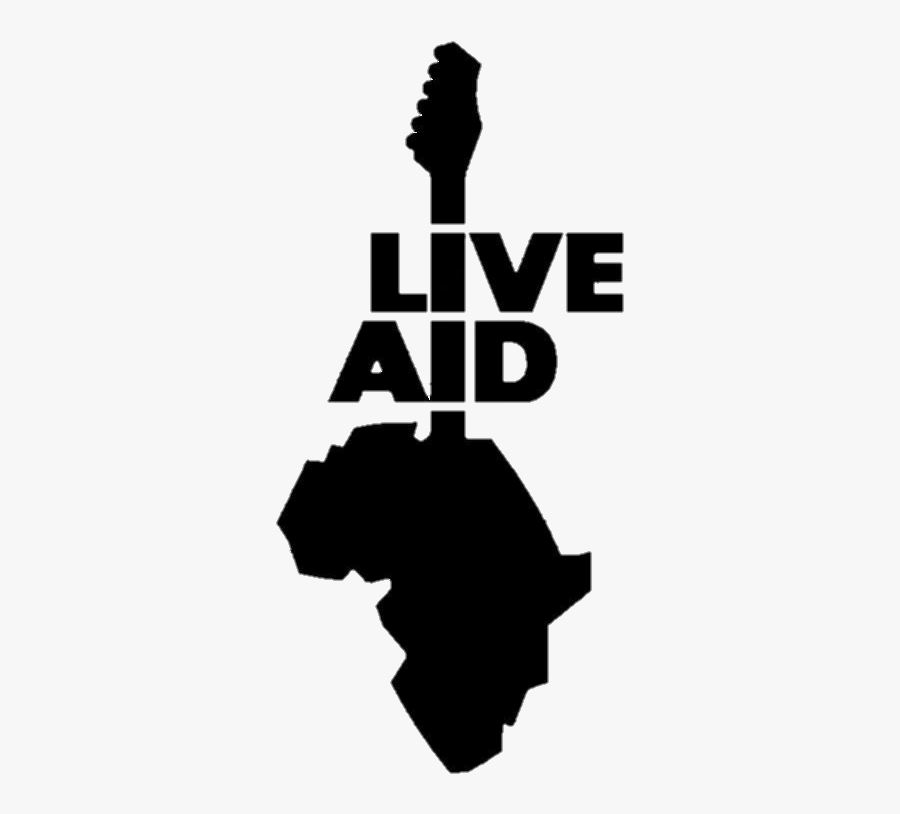 #live Aid #freetoedit #music - Live Aid Logo 1985, Transparent Clipart