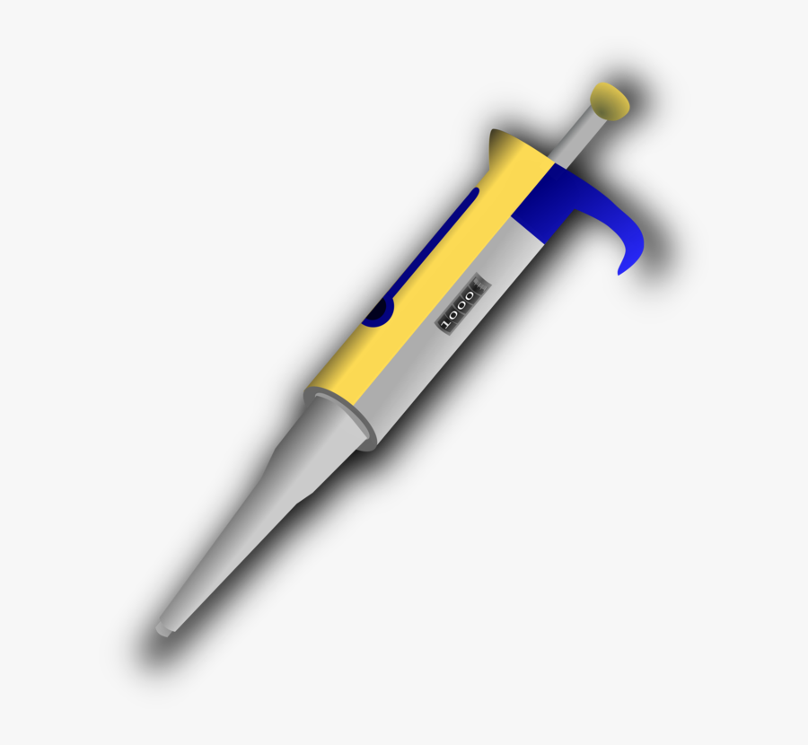 Micro-pipette, Biology, Biotechnology, Laboratory - Micropipette Png, Transparent Clipart