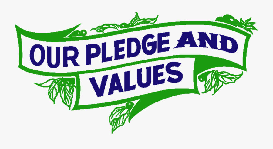 Pledge And Values - Illustration, Transparent Clipart