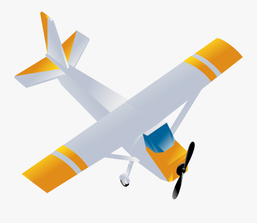 Drawing Airplane Blue Transparent Png Clipart Free - Cartoon, Transparent Clipart