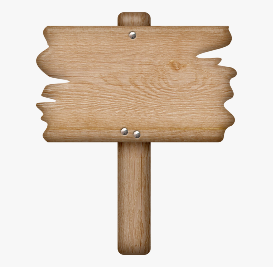 Clipart Blank Wooden Sign, Transparent Clipart