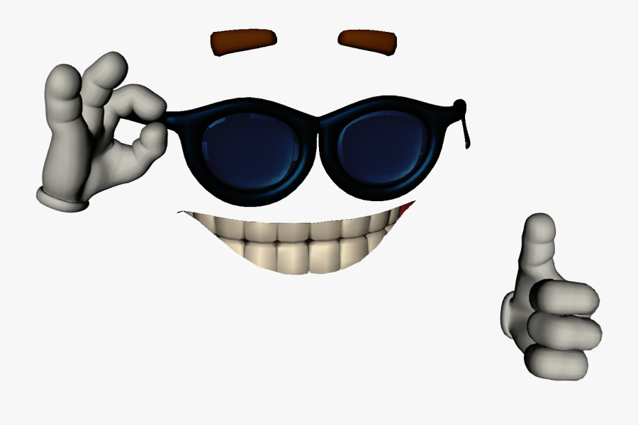 #coolguy #cool #guy #meme #dank - Sunglasses Emoji Meme Png , Free