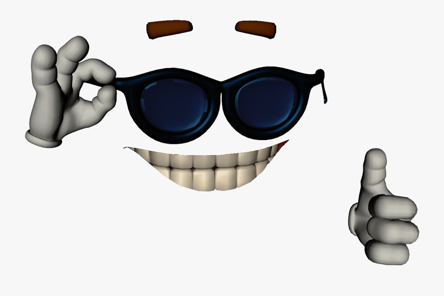 Picardia Png Sunglasses Thumbs Up Meme Transparent Png Kindpng