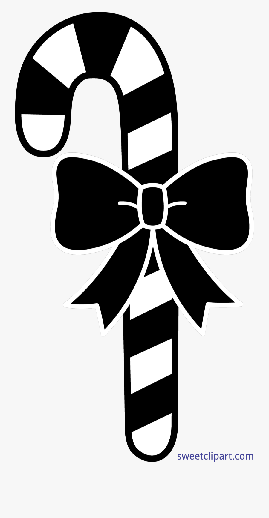 Cane Cilpart Cool Black - Bow Clipart Black And White, Transparent Clipart