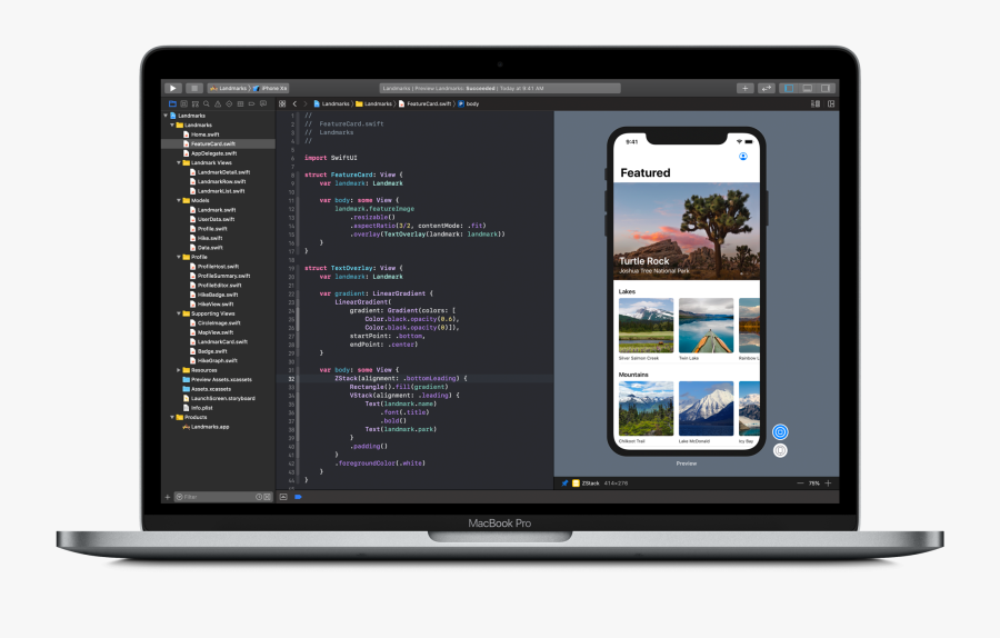 Transparent Software Developer Clipart - Apple Swiftui, Transparent Clipart