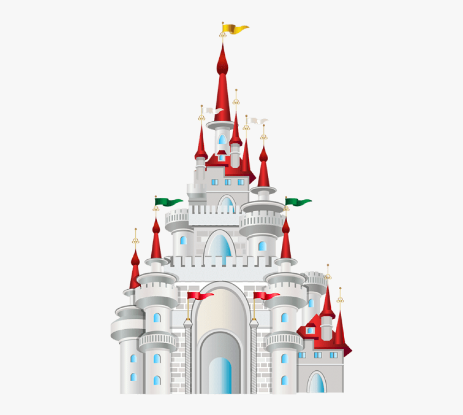 Castle Clipart Label - Disney Castle Png, Transparent Clipart