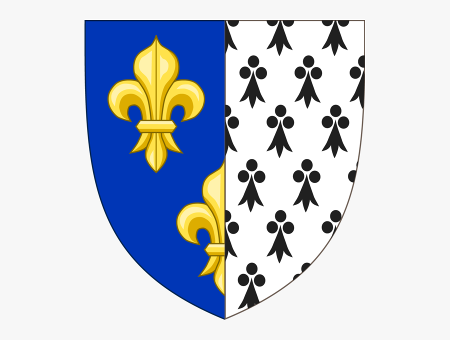 Anne De Bretagne , Duchesse De Bretagne, Fille De François - Brasão De Armas França, Transparent Clipart