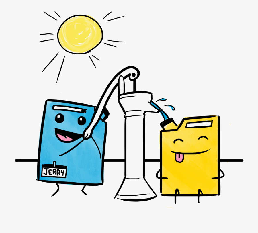 Teamwork Community Well Build, Transparent Clipart