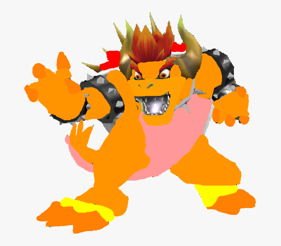 Transparent Fire Cartoon Png - Giga Fire Bowser Fantendo, Transparent Clipart